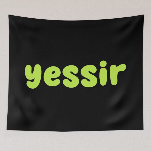 Item preview, yessir, lime green designed and sold by Memes N Lore .