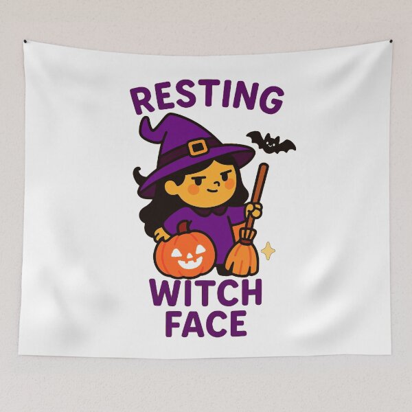 Item preview, Resting Witch Face – Sass & Spells Edition - V2 designed and sold by WheelieGdArt.