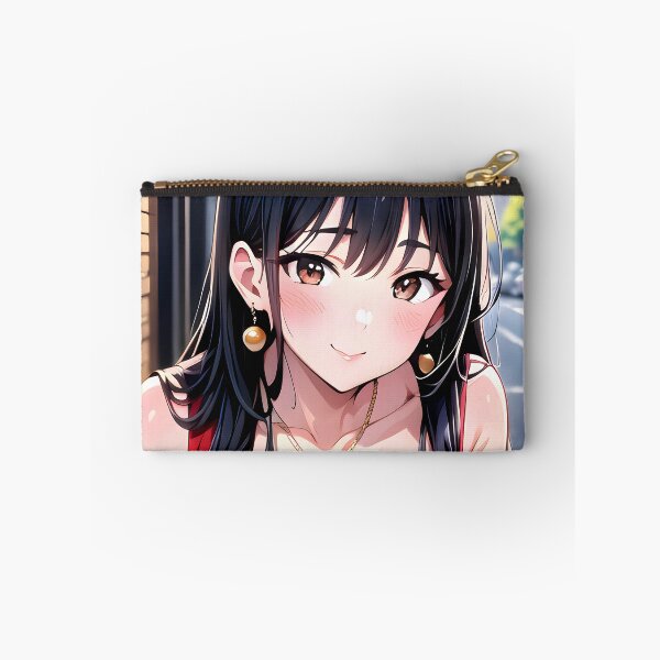 Item preview, Anna Yamada Lovely Red Dress City Glow Anime Girl designed and sold by Raslbazola.