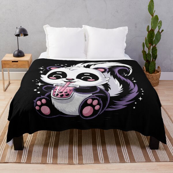 Item preview, Pastel Goth Skunk Bubble Tea designed and sold by PunkNation-Arts.