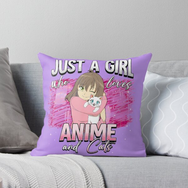 Item preview, Anime & Cat Lover Girl Illustration By Merch, Limited Edition, Perfect Gift For You And Friends designed and sold by Amber Thomas.