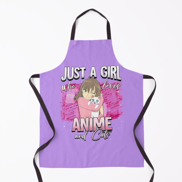 Item preview, Anime & Cat Lover Girl Illustration By Merch, Limited Edition, Perfect Gift For You And Friends designed and sold by Amber Thomas.