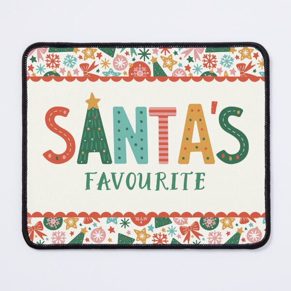 Item preview, Santa’s Favourite - Playful, Festive Lettering designed and sold by HotFluff.