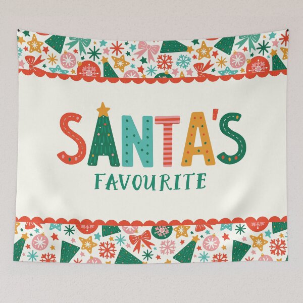 Item preview, Santa’s Favourite - Playful, Festive Lettering designed and sold by HotFluff.