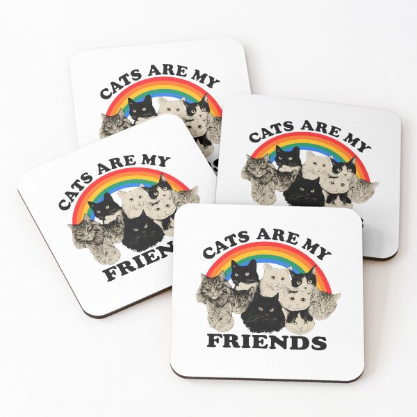 Item preview, Cats are my friends designed and sold by notorius12.