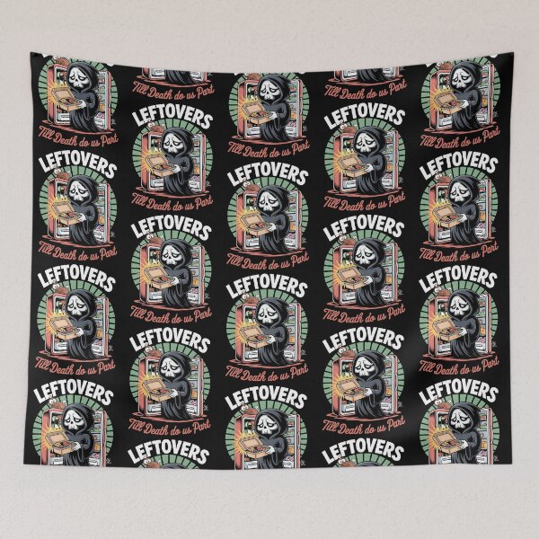 Item preview, Halloween Leftovers – Funny Grim Reaper Food Humor designed and sold by Taans-Creation.