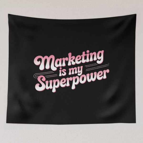 Item preview, Marketing Is My Superpower Marketing designed and sold by PunkNation-Arts.