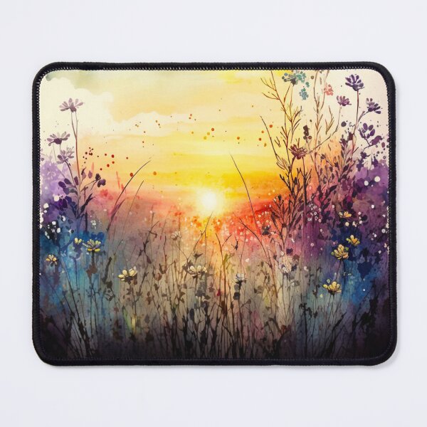 Item preview, Wildflower Field Watercolor 4 designed and sold by marknprints.