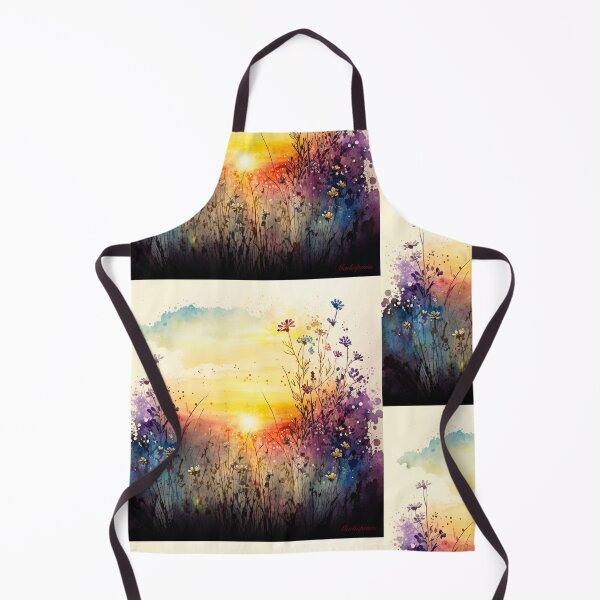 Item preview, Wildflower Field Watercolor 4 designed and sold by marknprints.