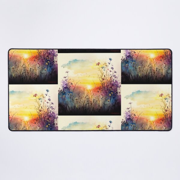 Item preview, Wildflower Field Watercolor 4 designed and sold by marknprints.