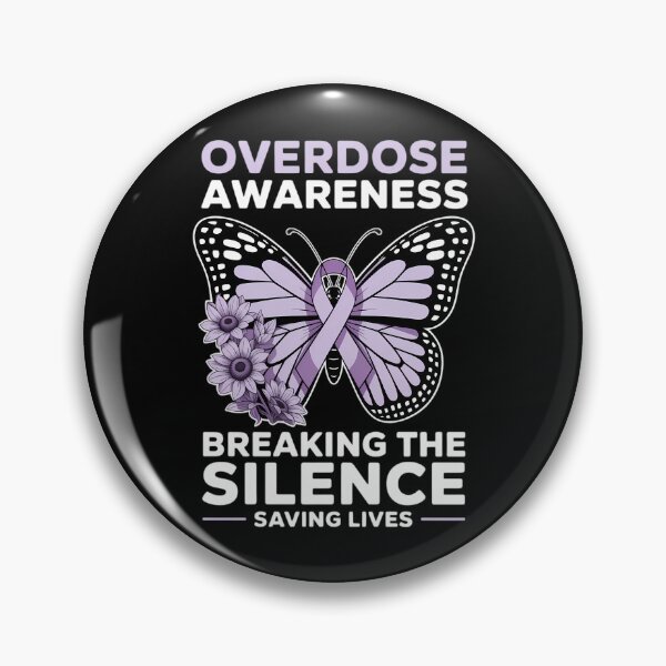 Item preview, Overdose Awareness Purple Ribbon Drug Addiction designed and sold by PunkNation-Arts.