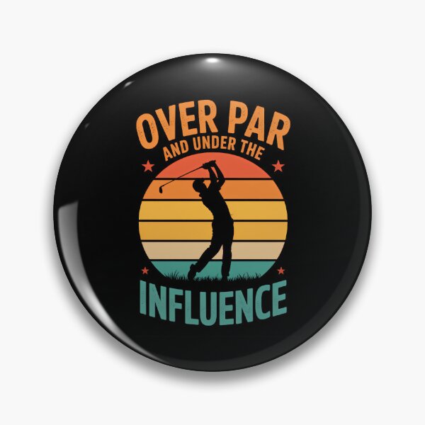 Item preview, Over Par And Under The Influence Drinking Beer Golfing designed and sold by PunkNation-Arts.
