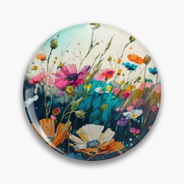 Item preview, Wildflower Field Watercolor 3 designed and sold by marknprints.