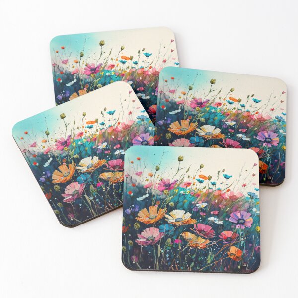 Item preview, Wildflower Field Watercolor 3 designed and sold by marknprints.