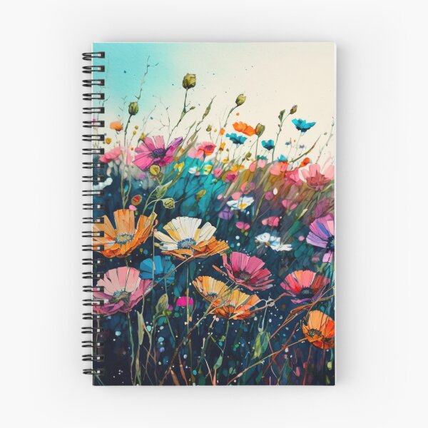 Item preview, Wildflower Field Watercolor 3 designed and sold by marknprints.
