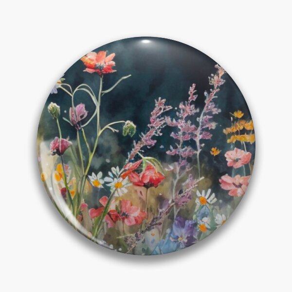 Item preview, Wildflower Field Watercolor 2 designed and sold by marknprints.
