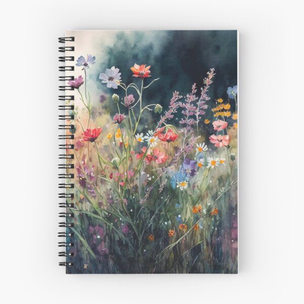 Item preview, Wildflower Field Watercolor 2 designed and sold by marknprints.