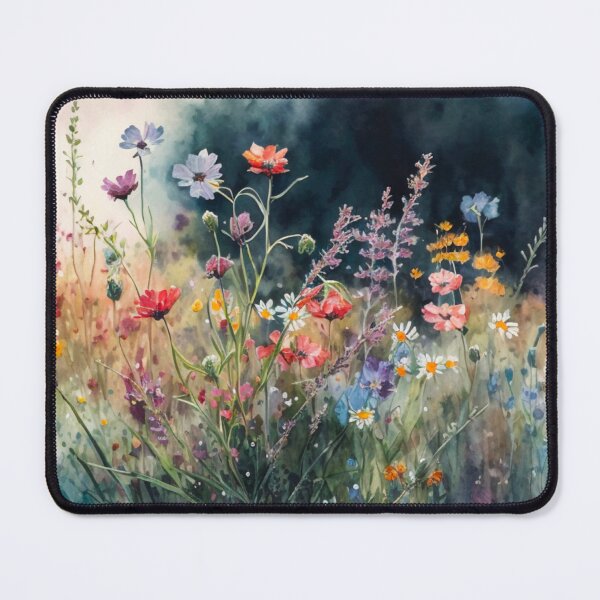Item preview, Wildflower Field Watercolor 2 designed and sold by marknprints.