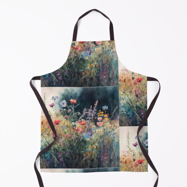 Item preview, Wildflower Field Watercolor 2 designed and sold by marknprints.
