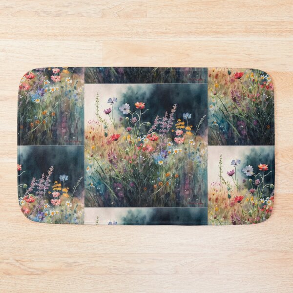 Item preview, Wildflower Field Watercolor 2 designed and sold by marknprints.
