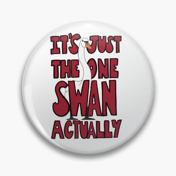 Item preview, Just the one swan designed and sold by AuthenticCetacean.
