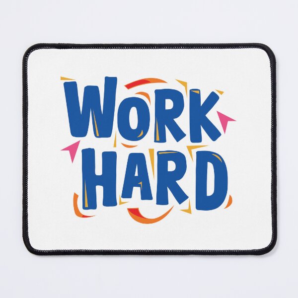 Item preview, Quotes in Blue - Work Hard designed and sold by Spreading Smiles.