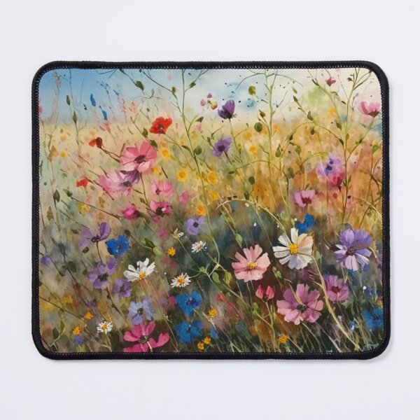 Item preview, Wildflower Field Watercolor 1 designed and sold by marknprints.