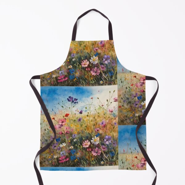 Item preview, Wildflower Field Watercolor 1 designed and sold by marknprints.