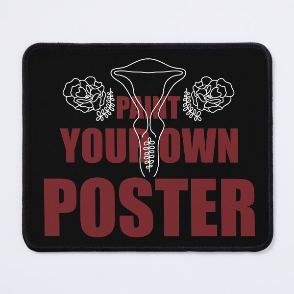Item preview, Paint Your Own Poster (childfree by choice) designed and sold by PoliteAdjacent.