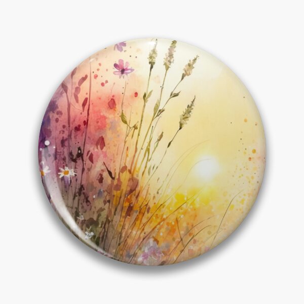 Item preview, Wildflower Field Watercolor 6 designed and sold by marknprints.