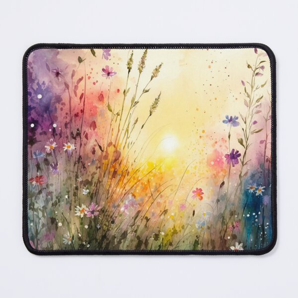 Item preview, Wildflower Field Watercolor 6 designed and sold by marknprints.