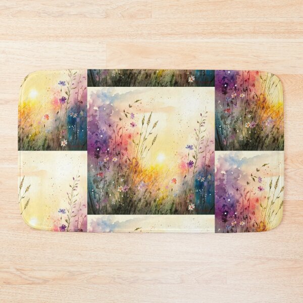 Item preview, Wildflower Field Watercolor 6 designed and sold by marknprints.
