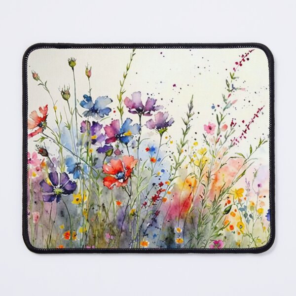 Item preview, Wildflower Field Watercolor 5 designed and sold by marknprints.