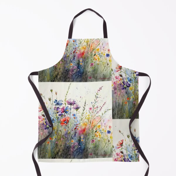Item preview, Wildflower Field Watercolor 5 designed and sold by marknprints.