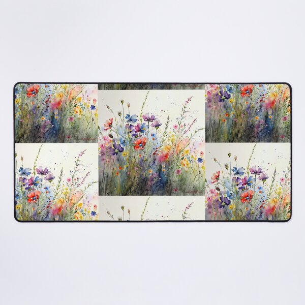Item preview, Wildflower Field Watercolor 5 designed and sold by marknprints.