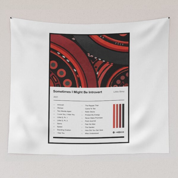 Item preview, Sometimes I Might Be Introvert Tracklist designed and sold by LynnGablestore.