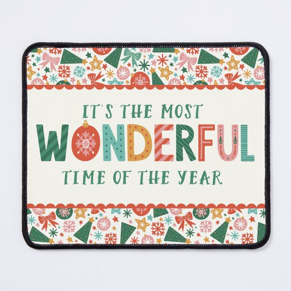 Item preview, It’s the Most Wonderful Time of the Year - Playful, Festive Lettering designed and sold by HotFluff.
