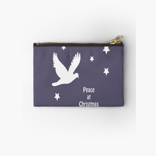 Item preview, Peace At Christmas With Dove In Flight White Logo designed and sold by taiche.