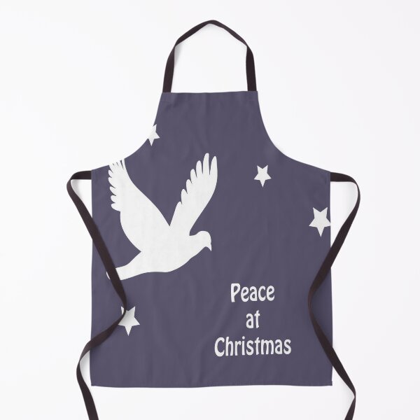 Item preview, Peace At Christmas With Dove In Flight White Logo designed and sold by taiche.