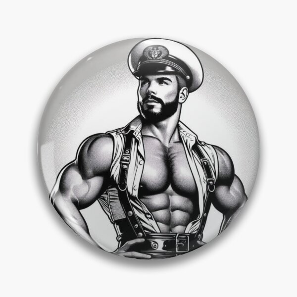 Item preview, Gay Gods - San Francisco Captain of The Gays Leather Bar Pride Graphic Design designed and sold by ItsAKinkThing.