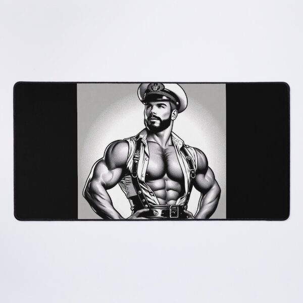 Item preview, Gay Gods - San Francisco Captain of The Gays Leather Bar Pride Graphic Design designed and sold by ItsAKinkThing.