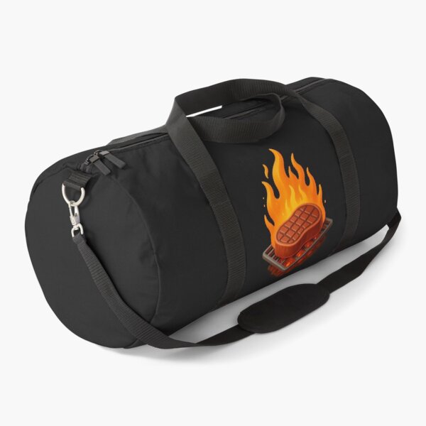 Item preview, Sizzling Steak on Grill | BBQ Flame Art Design designed and sold by Moons Studio.