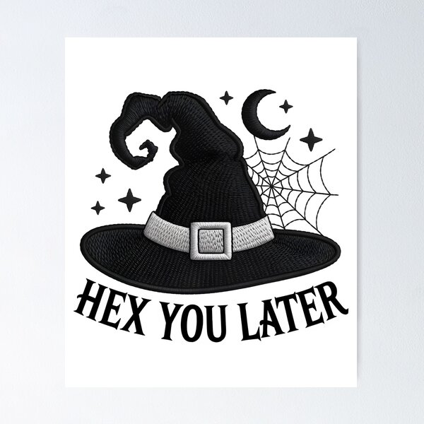 Item preview, Hex You Later – Witch Hat Halloween Spooky designed and sold by Taans-Creation.