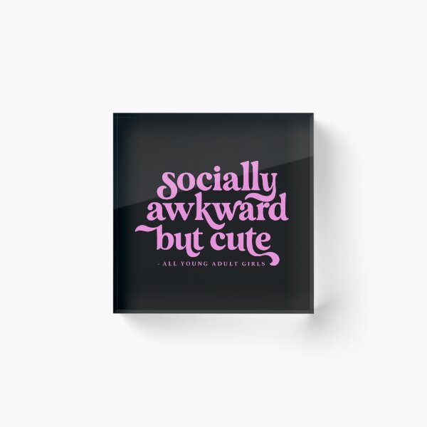 Item preview, Socially Awkward But Cute Funny Quote designed and sold by EdvvinStudios.
