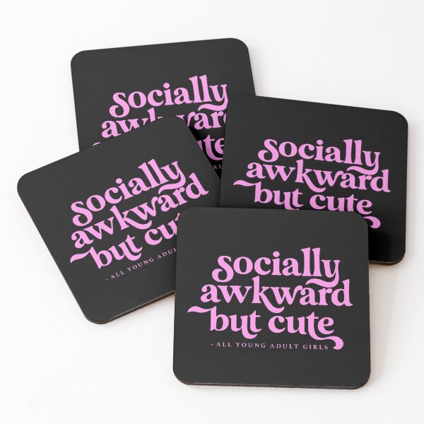 Item preview, Socially Awkward But Cute Funny Quote designed and sold by EdvvinStudios.