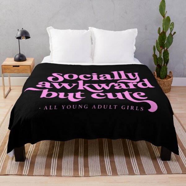 Item preview, Socially Awkward But Cute Funny Quote designed and sold by EdvvinStudios.