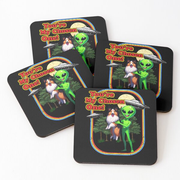 Item preview, Funny Shetland Sheepdog Sheltie Alien Chosen One UFO Mom Dad Kids designed and sold by rafaeltto.