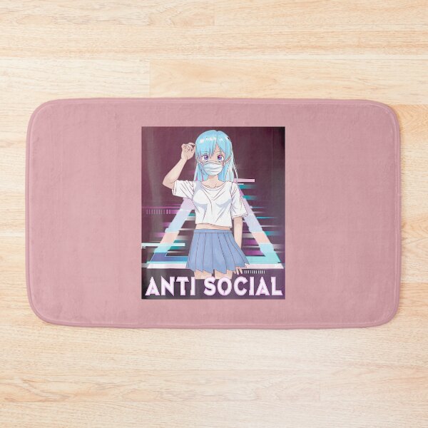 Item preview, Anti Social Aesthetic Girl Anime Art By Merch, Limited Edition, Perfect Gift For You And Friends designed and sold by Steven Howard.