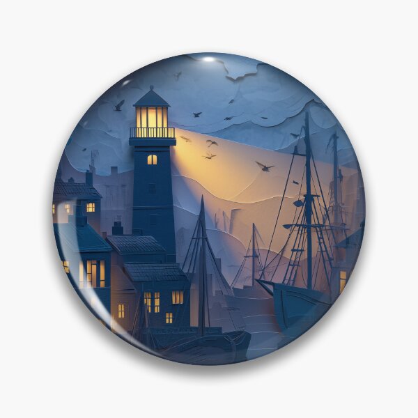 Item preview, Haunted Harbor Lights designed and sold by ArgentoArt.