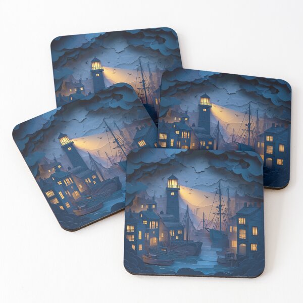 Item preview, Haunted Harbor Lights designed and sold by ArgentoArt.